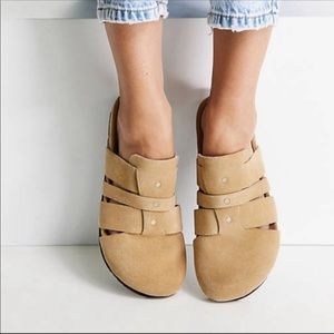 Free people suede clogs